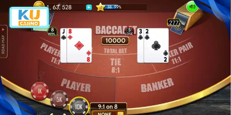 Cách vào sảnh Baccarat KUCASINO